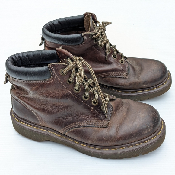 DOC MARTENS Vintage MIE brown leather ankle boots - Picture 5 of 11